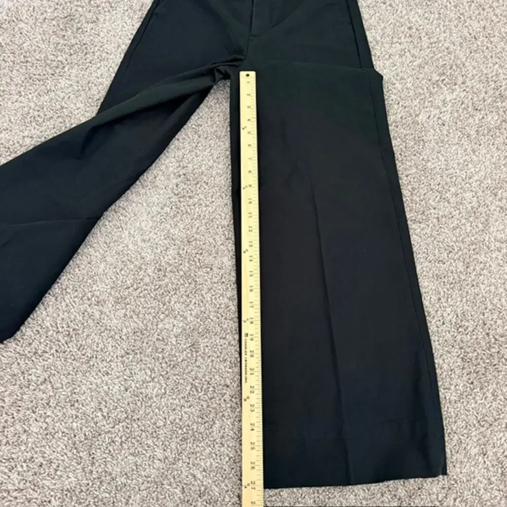 J. Crew Super Wide Leg Pants Women's 4P High Waisted Flare Black‎ Bell Bottom